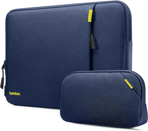 Vista 14 de tomtoc Set de funda protectora 360 para laptop para MacBook Air de 13 pulgadas M4/A3240 2025, M3/A3113, M2/A2681 M1/A2337, MacBook Pro de 13