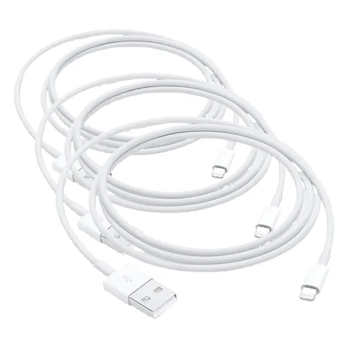 Vista 10 de Abysssea Cable corto CarPlay de 1.5 pies, cable USB A a Lightning de 20 pulgadas para iPhone 14, 14 Plus, 14 Pro Max, 13, SE 2nd/12/11/Xs/XR/8/7