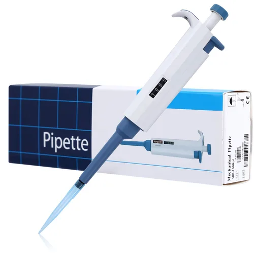 Vista 11 de Pipeta ajustable de 0.1-2.5ul de canal único de volumen variable micropipeta de alta precisión para laboratorio New Cayon