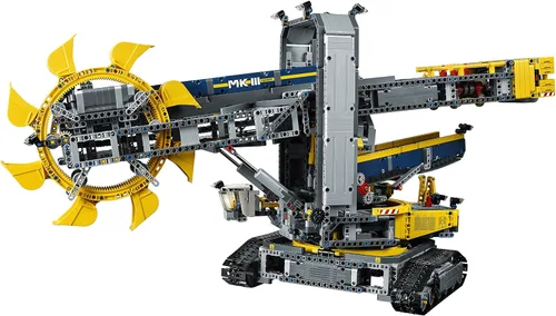 Vista 9 de LEGO Technic Excavadora con Rueda de Cubo 42055 Juguetes para Construir