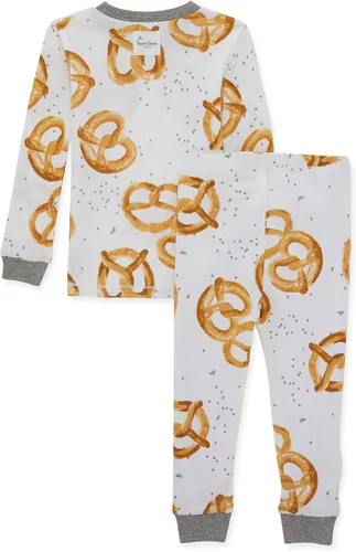Vista 2 de Burts Bees - Conjunto de pijama para bebé camiseta y pantalón de 2 piezas 100 algodón orgánico