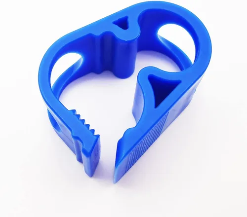 Vista 11 de Abrazadera de tubo de plástico PBT de 284.0 °F resistente al calor, clip de tubo ajustable, abrazadera de manguera de control de flujo industrial
