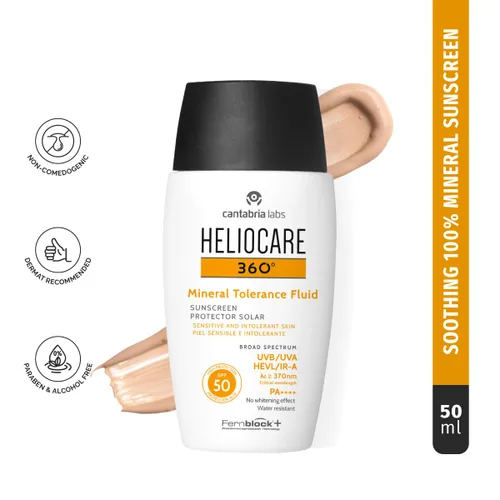 Vista 2 de Heliocare Fluido de tolerancia mineral 360 SPF 50 1.7 fl oz