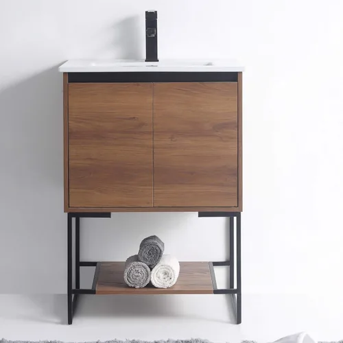 Vista 16 de Mueble de baño URBANIA VANITY con 2 puertas, estante y lavabo