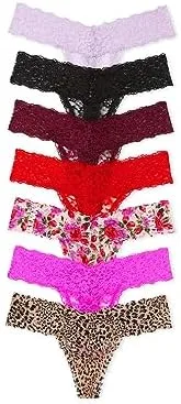 Vista 3 de Victoria's Secret Paquete de tangas de encaje, ropa interior para mujer (XS-XXL)