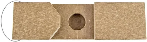 Vista 2 de B/A Products 48-CAS6 Patín de brazo de control ancho de 5 3/8