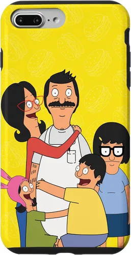 Vista 12 de Funda para iPhone 12 Pro Max Bob Burgers Bob Linda Gene Tina Louise Family Hug