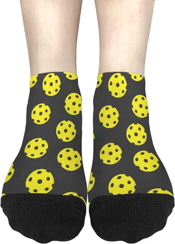Vista 3 de devor Socks No Show Ankle for Mens Socks No Show Athletic Sock Fashion PICKLEBALL Socks
