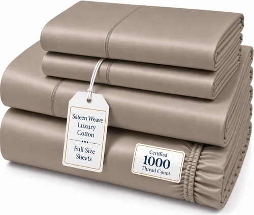 Vista 26 de CHATEAU HOME COLLECTION Juego de sábanas tamaño individual, sábanas de 1000 hilos tamaño individual de algodón, sábanas individuales de bolsillo 01