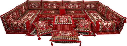 Vista 39 de arabicsofa Cojines Majlis de piso tradicionales: asientos modulares Diwan seccionales