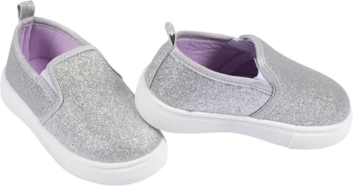 Vista 4 de Gerber Zapatos deportivos unisex para bebés y niñas recién nacidos, para niños y niñas, Escarcha plateada