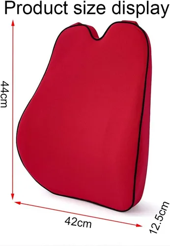 Vista 4 de Soporte lumbar de coche de espuma viscoelástica con alivio del dolor de espalda para SsangYong Presidente Korando Actyon Rexton Kyron Rodius 1PCS