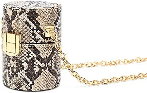 Vista 5 de Sun Kea Fashion - Bolso bandolera para mujer, diseño de piel de serpiente