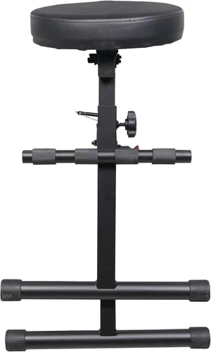 Vista 5 de Prox X-GIGCHAIRMK2 - Silla de trono portátil plegable para operador AV para DJ, altura ajustable, con cojín acolchado de terciopelo de 13 pulgadas