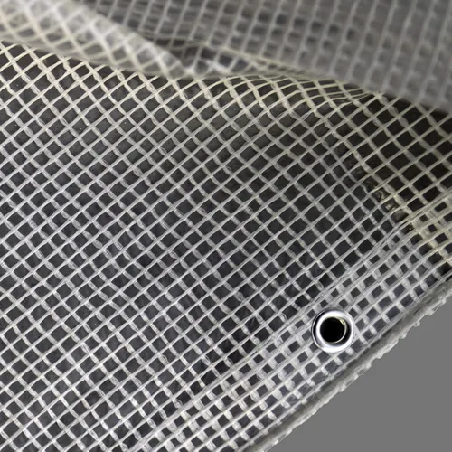 Vista 7 de Toldo de invernadero transparente resistente – Plástico de alta calidad 11 mil (milésima de pulgada) con tejido de malla 3x3 para mayor resistencia