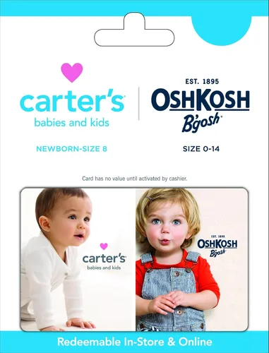 Vista 3 de Carter's /Tarjeta de regalo OshKosh B'gosh $25