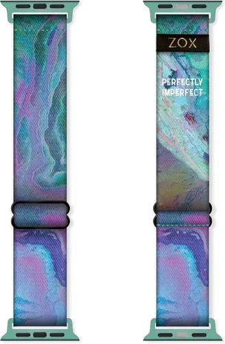 Vista 26 de ZOX Correa para Apple Watch, banda elástica con afirmaciones motivacionales y hermosas obras de arte, regalos para hombres, mujeres y niños