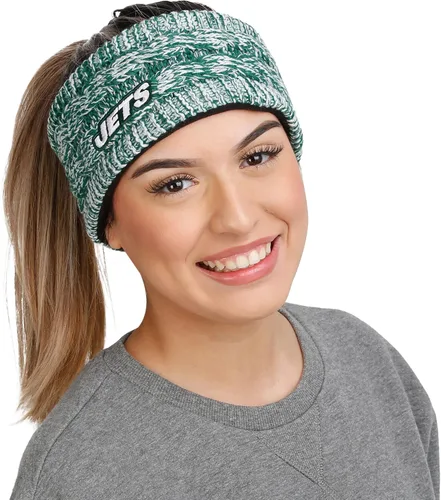 Vista 121 de FOCO Diadema de moda para mujer con logotipo de equipo de la NFL Gradiente impreso.