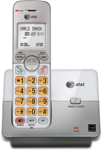 Vista 17 de AT&T - Teléfono inalámbrico expandible con sistema de respuesta y teclas XL retroiluminadas, 5 terminales Digital Answering System, Extra-Large