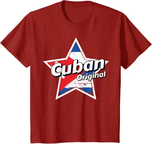 Vista 22 de Camisa Cubano Original Camisa Bandera de Cuba Camiseta Cubano, Negro