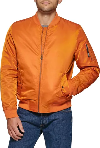 Vista 12 de Levi's MA-1 Flight chamarra satinada sin relleno para hombre
