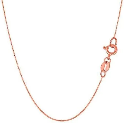 Vista 3 de Jewelry Affairs Collar de cadena de oro macizo real de 10 quilates, 0.024 in
