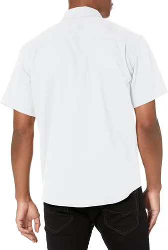 Vista 2 de HUK Camisa de manga corta Tide Point para hombre Performance Button Down