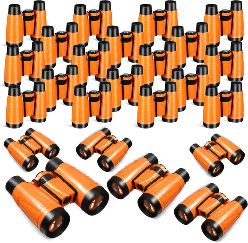 Vista 8 de Libima 24 prismáticos compactos educativos a granel con telescopio de cuerda para el cuello para aprender observación de aves, camping, senderismo