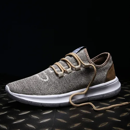 Vista 5 de KEEZMZ - Zapatos deportivos modernos y transpirables para hombres, zapatos ligeros para correr de malla, con una suela suave, estilo casual
