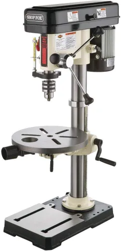 Vista 6 de Shop Fox W1668 - 34 HP Taladradora de bancolijadora de husillo de 13 pulgadas