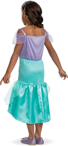 Vista 2 de Disney Little Mermaid Girl's Sustainable Ariel Costume Dress Disney Costumes