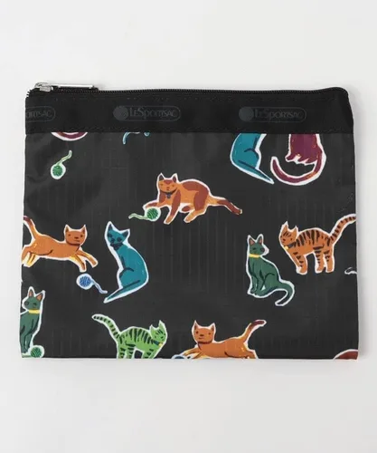 Vista 5 de Classic Hobo Crafty Cats - Estampado negro, Crafty Cats - Estampado negro