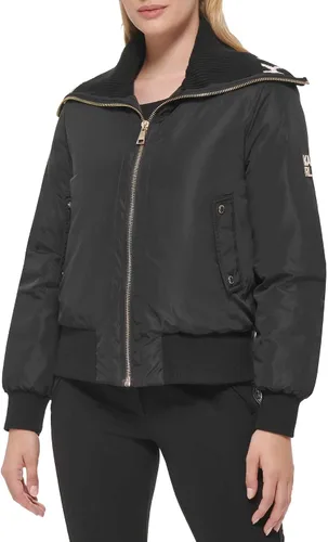 Vista 2 de Karl Lagerfeld Paris Women's Bomber Jacket