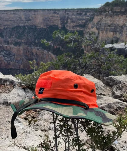 Vista 2 de Sombrero reversible Blaze Boonie - 100% Ripstop - Scouting, táctico, SAR, caza, senderismo, camping, pesca, sombrero de sol