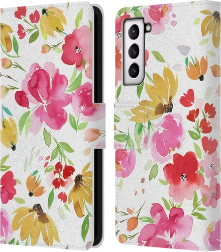 Vista 249 de Head Case Designs Officially Licensed Ninola Butterfly Nature Spring Floral Leather Wallet Case Compatible with Samsung Galaxy A07 4G