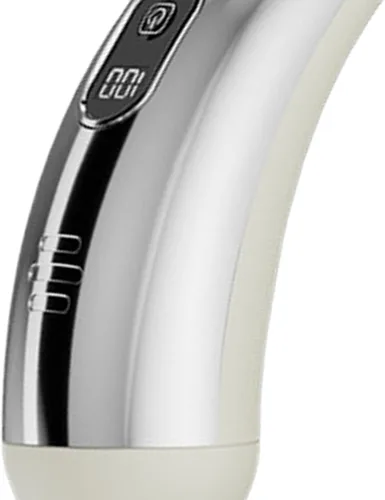 Vista 6 de Batidora de mano eléctrica, diseño de mango ergonómico, 7.1 x 2.2 in, batidora de mano de acero inoxidable, batidora de 5 velocidades, ergonómica