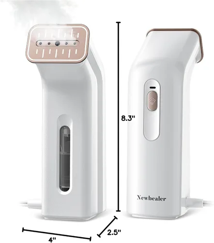 Vista 10 de Newbealer - Plancha de vapor 2 en 1, cerámica antiadherente, 5.7 fl oz, apagado automático, solo 120 V Beginner-Friendly, Heats in 25s, 360°