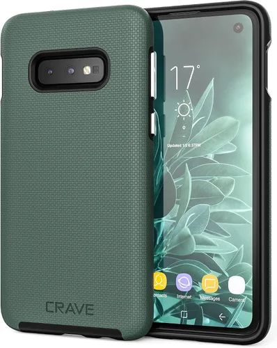 Vista 7 de Crave Dual Guard para Samsung Galaxy S10e Funda, Funda de Doble Capa con Protección a Prueba de Golpes para Samsung Galaxy S10e - Berry
