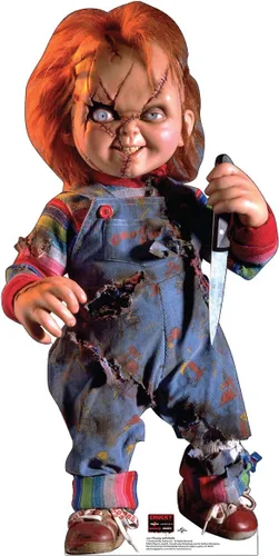 Vista 6 de Advanced Graphics figura de cartón de tamaño real de Chucky de Child's Play