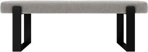 Vista 66 de VANT Banco de cama tapizado, beige Boucle, níquel cepillado Boucle Beige - Níquel cepillado