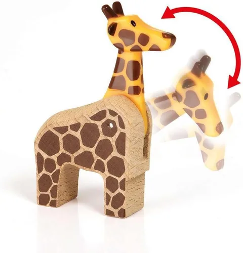 Vista 6 de BRIO World 33960 Safari Adventure Set - Juego de tren de juguete de madera con certificación FSC de 26 piezas para niños a partir de 3 años Juego