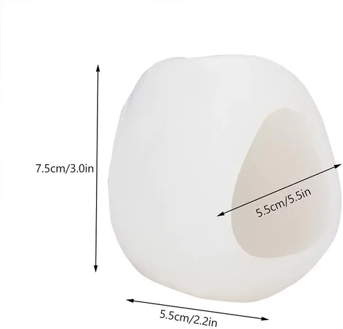 Vista 5 de Fdit 3D Bunny Jabón Silicona Conejo Arcilla Chocolate Caramelo Respetuoso del Medio Ambiente (M)