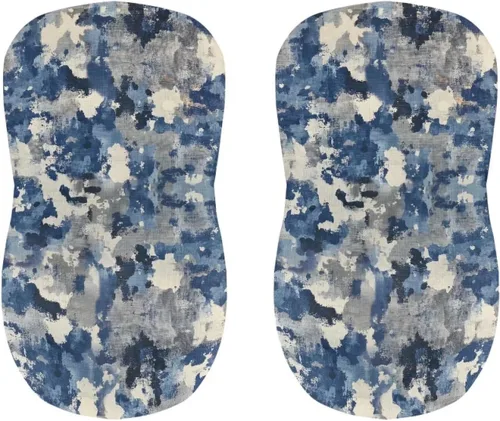 Vista 35 de American Eagle - Juego de 2 fundas para taburetes de bar para sillas de comedor, impermeables, antideslizantes, tamaño universal