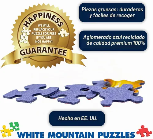 Vista 6 de White Mountain Rompecabezas de 1000 piezas para atletas icónicos, héroes