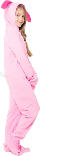 Vista 2 de INTIMO A Christmas Story Ralphie Pink Bunny Conjunto de pijama familiar a juego de una pieza
