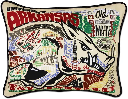 Vista 13 de Catstudio Almohada decorativa bordada colegiada de la Universidad Estatal de los Apalaches