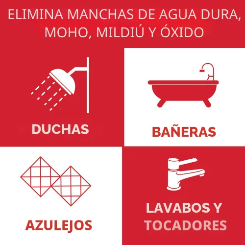 Vista 5 de Magic Limpiador de cristales y espejos de ducha, 28 onzas líquidas (el embalaje puede variar)