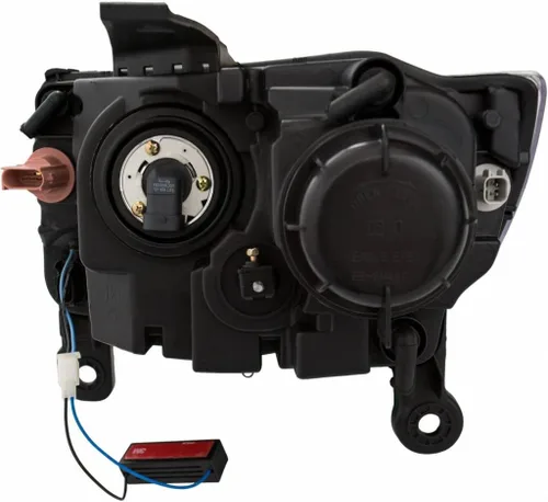 Vista 2 de KarParts360 ANZO Para Jeep Grand-Cherokee 2014 2015 Proyector Faros Negro 111329