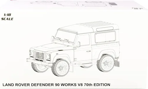 Vista 3 de 1/18 Defender 90 Works V8 70Th Edition 2018 LCD18007-Si