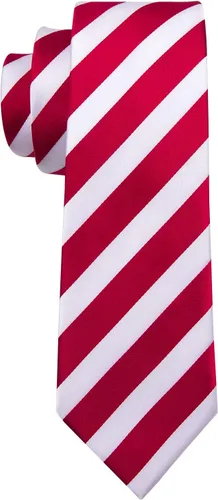 Vista 12 de Barry.Wang Juego de corbatas para hombre, corbata de seda a rayas, tejido a cuadros, gemelos formales, negocios, boda